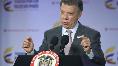 El presidente de Colombia Juan Manuel Santos. EFE