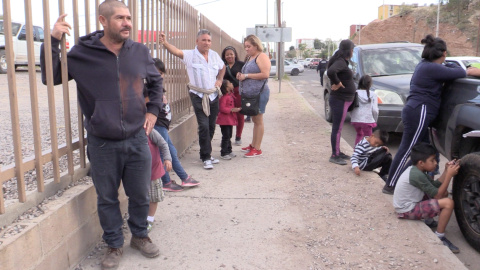 Teódolo García llegó al albergue de KINO en Nogales (México) tras ser deportado por las autoridades migratorias estadounidenses. / Aitana Vargas