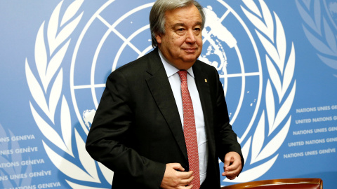 El ex primer ministro portugués António Guterres. - REUTERS