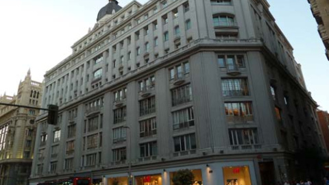 Edificio de Gran Vía 32, en Madrid.