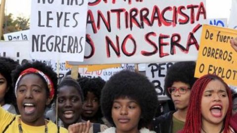 Manifestación en Madrid contra el racismo. - EFE