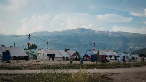 El campamento de refugiados de Katsikas, el noroeste de Grecia.