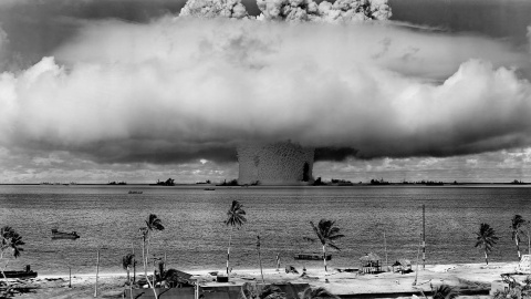 Prueba de una bomba nuclear de EEUU