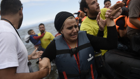 La desesperación de los refugiados está latente en cada uno de los rescates. Pro-Activa.