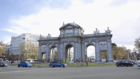 Acto de protesta de Greenpeace durante la Cumbre del Clima