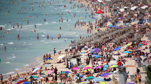 Vista de la playa de El Arenal, en Mallorca. REUTERS/Enrique Calvo