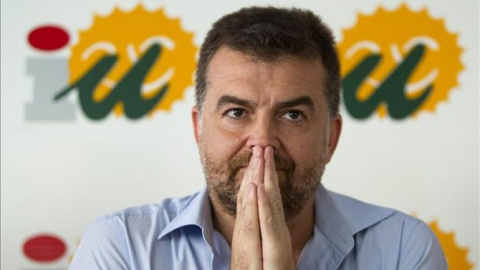 El candidato de IULV-CA a la Presidencia de la Junta de Andalucía, Antonio Maíllo. -EFE