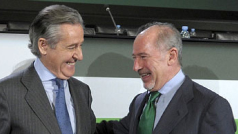 Miguel Blesa junto a Rodrigo Rato. EFE