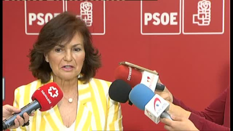 Calvo asegura que la intenciÃ³n del PSOE es convocar elecciones en unos meses