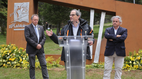 26/05/2018 El president de la Generalitat, Quim Torra, en la conmemoración del 75 aniversario de la estación de esquí de La Molina. EUROPA PRESS