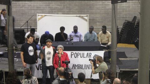 Presentación del Sindicato Popular de Vendedores Ambulantes en Barcelona. / MARC FONT