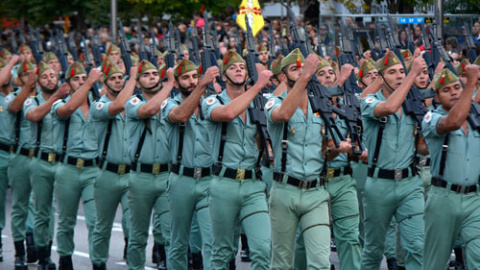 El desfile de las Fuerzas Armadas del año pasado./ EFE