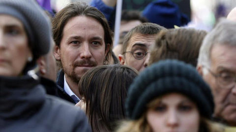 Iglesias Marcha por el Cambio. EFE