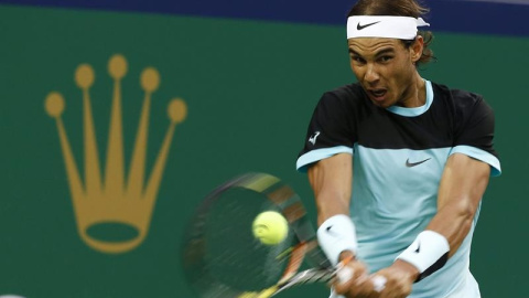 Rafa Nadal vence a Wawrinka y se clasifica para semifinales en Shanghai. / EFE