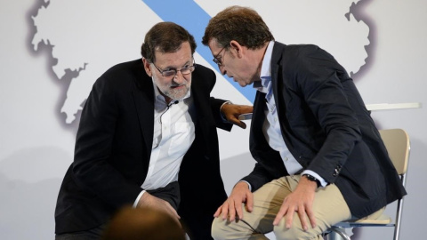 Rajoy y Feijóo. EFE