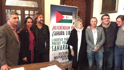 Presentación del llamamiento a la comunidad internacional en el Ateneo de Madrid.