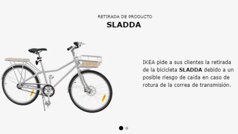 Bicicleta retirada en IKEA/IKEA