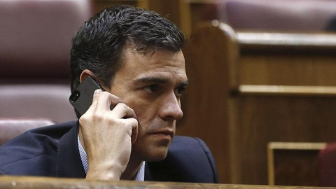 Pedro Sánchez, en el Congreso de los Diputados. EFE/Archivo