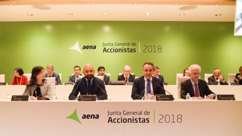 Junta de accionistas de Aena de 2018. E.P.