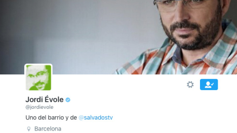 Perfil de 'Twitter' de Jordi Évole.