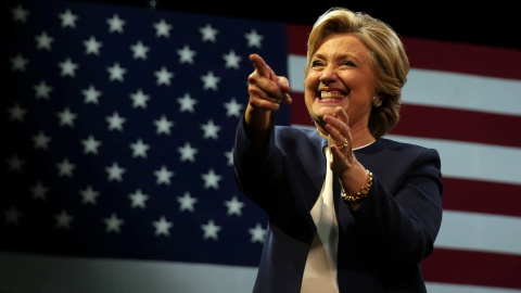 La candidata demócrata a la presidencia de Estados Unidos, Hillary Clinton, durante un mítin en San Francisco. REUTERS/Lucy Nicholson