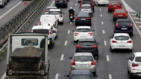 La capital del Estado ha estado varias horas congestionada. / J.C.H.