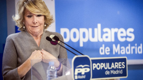 La presidenta del PP de Madrid, Esperanza Aguirre. EFE