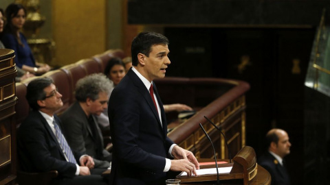 Pedro Sanchez en el Congreso/EFE