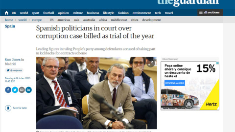 Spanish politicians in court over corruption case billed as trial of the year / The Guardian