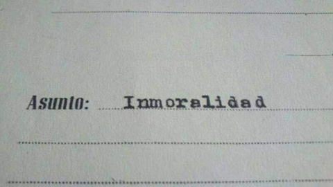 Cabecera de un expediente del Patronato de Protección a la Mujer. ARCHIVO DE CONSUELO GARCÍA DEL CID