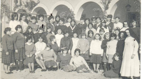 Internas en el Reformatorio de San Fernando de Henares (Madrid), dependiente del Patronato de Protección a la Mujer, en 1966.