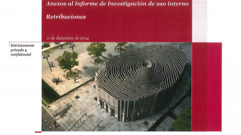 Anexos al informe de Investigación de uso interno de Bankia. P.1