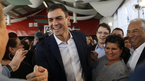 Pedro Sánchez, a su llegada al acto de este sábado en Badajoz. EFE/Oto