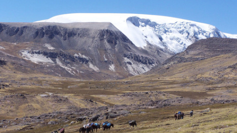 El glaciar Quelccaya, en los Andes peruanos. /Paolo Gabrielli