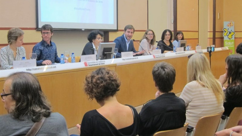 El conseller de Salud de la Generalitat, Toni Comín, en la presentación del nuevo modelo./ EP