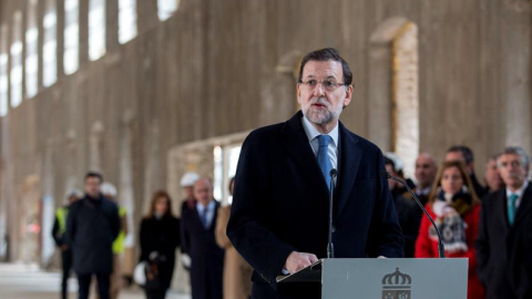 Mariano Rajoy en su visita a La Rioja