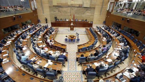 Un pleno de la Asamblea de Madrid. -EFE