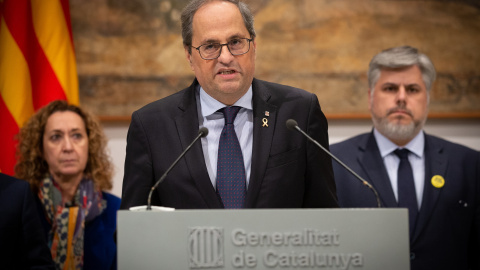 El presidente de la Generalitat, Quim Torra. EUROPA PRESS