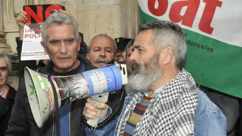 Diego Cañamero y Juan Manuel Sánchez Gordillo, en una imagen de archivo. EFE