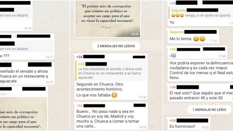 Vox Melilla crea un grupo de WhatsApp contra “indeseables y traidores” tras la filtración del audio del presidente de la formación local.