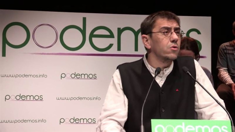 El dirigente de Podemos, Juan Carlos Monedero.