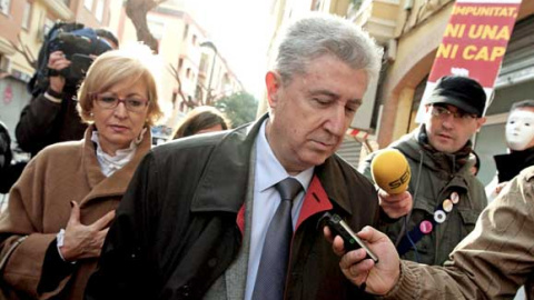 Foto de archivo de Vicente Sanz, a su llegada a los juzgados de Paterna. / EFE