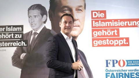 El exlíder del Partido de la Libertad de Austria (FPÖ) Heinz Christian Strache