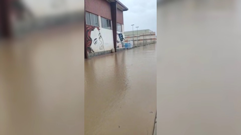 La borrasca 'Gloria' inunda las calles de Los Alcázares