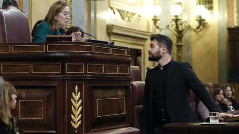 El diputado de ERC Gabriel Rufián.- EFE