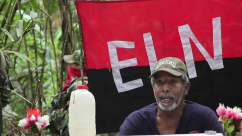 Fotograma de video publicado por Occidente Rebelde el 18 de agosto de 2016, del excongresista secuestrado por el ELN, Odín Sánchez. EFE