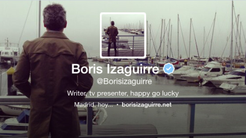 Perfil en Twitter de Boris Izaguirre.