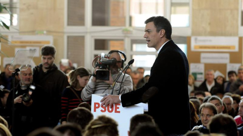 Pedro Sánchez, en un acto el pasado fin de semana. EFE/J.Casares