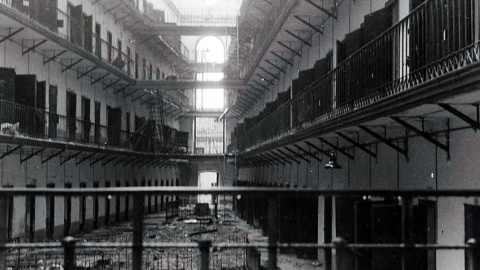 Interior de la cárcel Modelo de Madrid en 1937