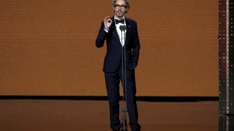 25/01/2020.- El músico británico James Rhodes durante la gala de entrega de los Premios Goya 2020 que se celebra hoy sábado en el Palacio de los Deportes José María Martín Carpena, en Málaga. EFE/Chema Moya.